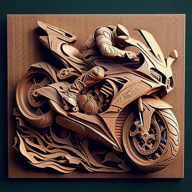 3D модель Kawasaki Ninja H2 SX (STL)